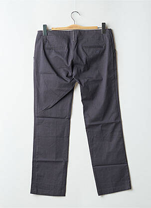 Pantalon 7/8 țesătură poplin talie joasă gri SPIRIT OF GANG femeie