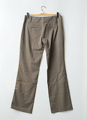 Pantalon drept țesătură crep talie joasă maro VERO MODA femeie