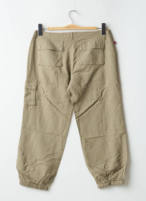 Pantalon trei sferturi verde SESSUN femeie