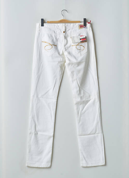 Blugi cu croială slim alb TAKE TWO femeie