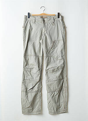 Pantalon cargo țesătură poplin mărime normală verde FREEMAN T.PORTER femeie