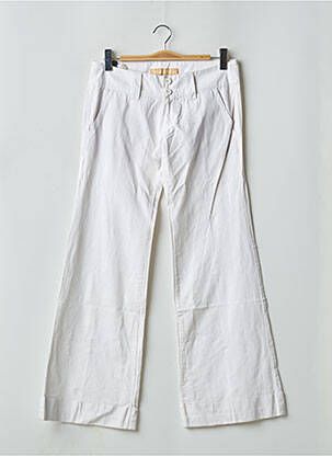 Pantalon evazat alb FREEMAN T.PORTER femeie