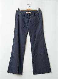 Pantalon evazat elasticitate talie joasă albastru FREEMAN T.PORTER femme
