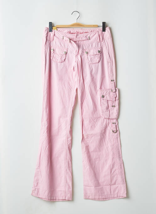 Pantalon cargo roz FREEMAN T.PORTER femeie