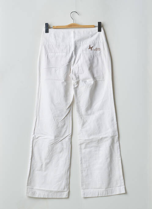 Pantalon larg alb FREEMAN T.PORTER femeie