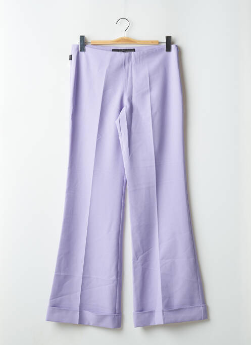 Pantalon evazat violet FREEMAN T.PORTER femeie