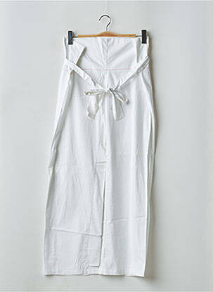 Pantalon drept croială dreaptă alb LADY SOUL femeie