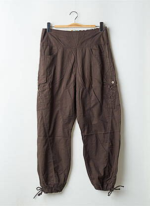 Pantalon drept buzunare maro LOLA ESPELETA femeie