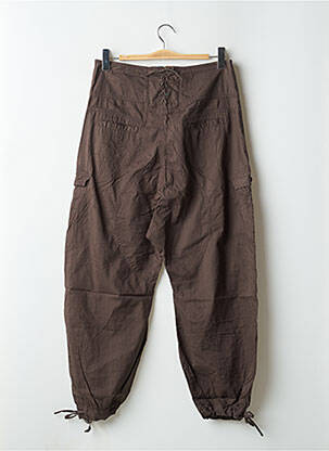 Pantalon drept buzunare maro LOLA ESPELETA femeie