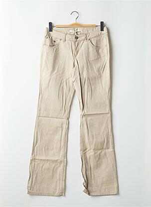 Pantalon evazat bej SCHOOL RAG femeie