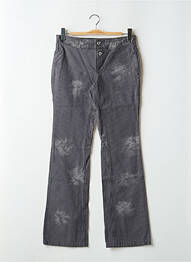 Pantalon evazat talie joasă talie joasă gri SCHOOL RAG femme