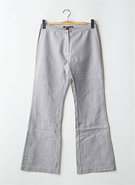 Pantalon evazat talie joasă talie joasă gri SCHOOL RAG femme
