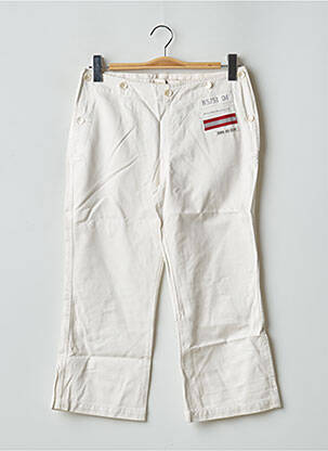 Pantalon trei sferturi alb SCHOOL RAG femeie