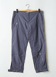 Pantalon drept țesătură poplin talie joasă gri SCHOOL RAG femme