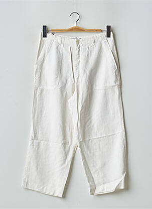 Pantalon trei sferturi alb SCHOOL RAG femeie