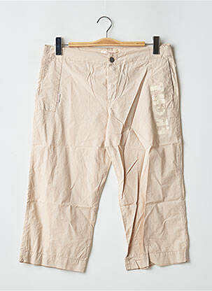 Pantalon trei sferturi bej SCHOOL RAG femeie