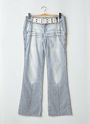 Blugi cu croială evazată albastru TEDDY SMITH femeie