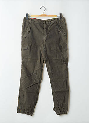 Pantalon cargo buzunare talie joasă verde TEDDY SMITH femeie