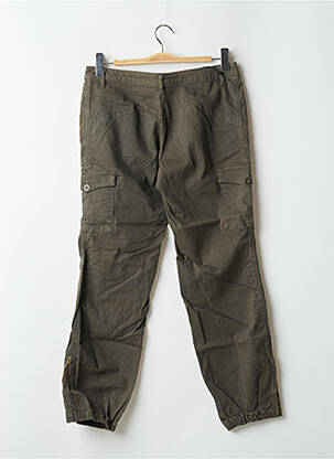Pantalon cargo buzunare talie joasă verde TEDDY SMITH femeie