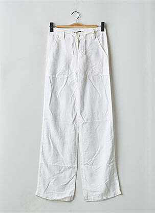 Pantalon drept alb TEDDY SMITH femeie