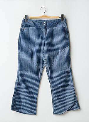 Pantalon trei sferturi talie joasă talie joasă albastru TEDDY SMITH femeie
