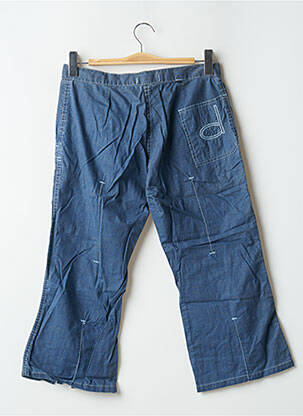 Pantalon 7/8 elasticitate talie joasă albastru TEDDY SMITH femeie