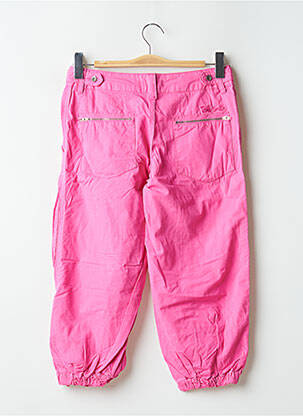 Pantalon trei sferturi buzunare roz TEDDY SMITH femeie