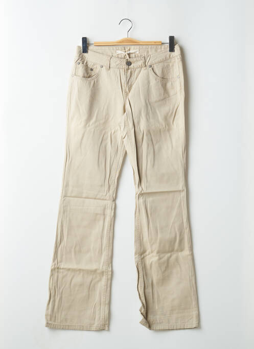 Pantalon evazat bej SCHOOL RAG femeie