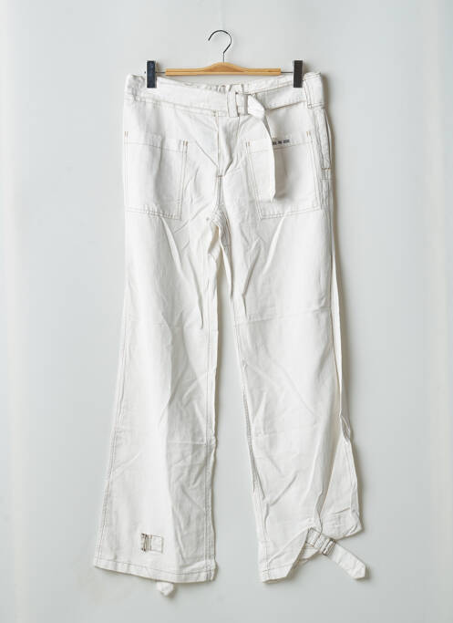 Pantalon drept alb SCHOOL RAG femeie