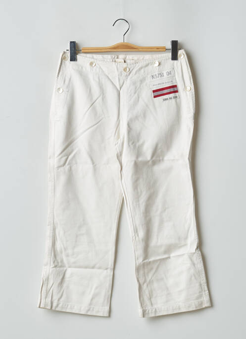 Pantalon trei sferturi alb SCHOOL RAG femeie