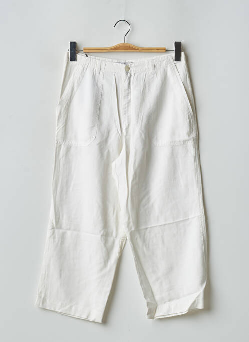 Pantalon trei sferturi alb SCHOOL RAG femeie