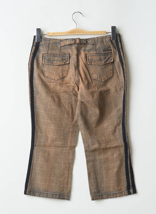 Pantalon trei sferturi maro SCHOOL RAG femeie