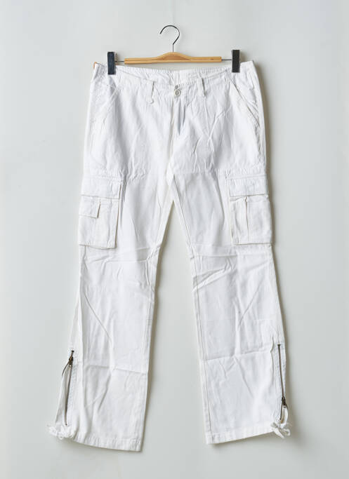 Pantalon cargo alb TEDDY SMITH femeie