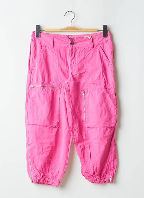 Pantalon trei sferturi roz TEDDY SMITH femeie