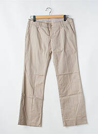 Pantalon chino țesătură poplin mărime normală gri FREEMAN T.PORTER femeie