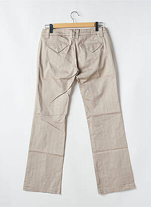Pantalon chino țesătură poplin mărime normală bej FREEMAN T.PORTER femeie
