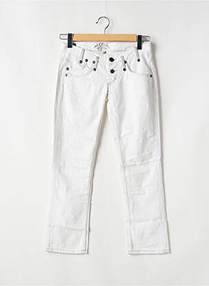 Blugi cu croială slim alb FREEMAN T.PORTER femeie