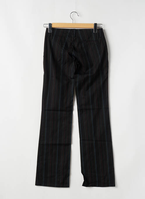 Pantalon chino țesătură poplin mărime normală negru FREEMAN T.PORTER femme