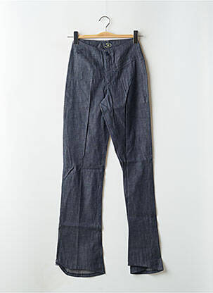 Blugi bootcut țesătură brută talie joasă albastru BE YOU K femeie