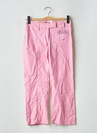 Pantalon trei sferturi talie joasă talie joasă roz BE YOU K femme