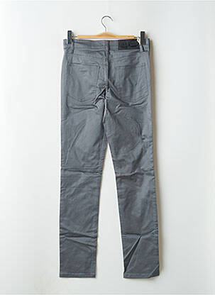 Pantalon slim țesătură poplin mărime normală gri CHEAP MONDAY femeie