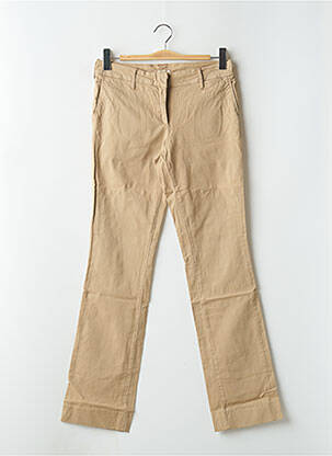 Pantalon drept elasticitate talie joasă bej CIMARRON femeie