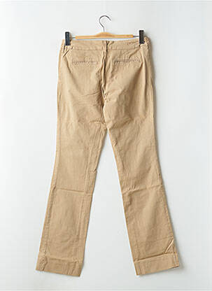 Pantalon drept elasticitate talie joasă bej CIMARRON femeie