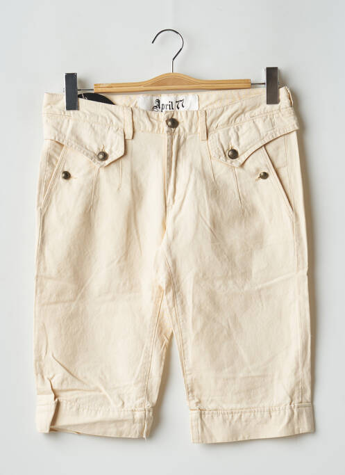 Bermudă bej APRIL 77 femeie