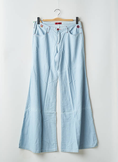 Pantalon larg albastru CIMARRON femeie