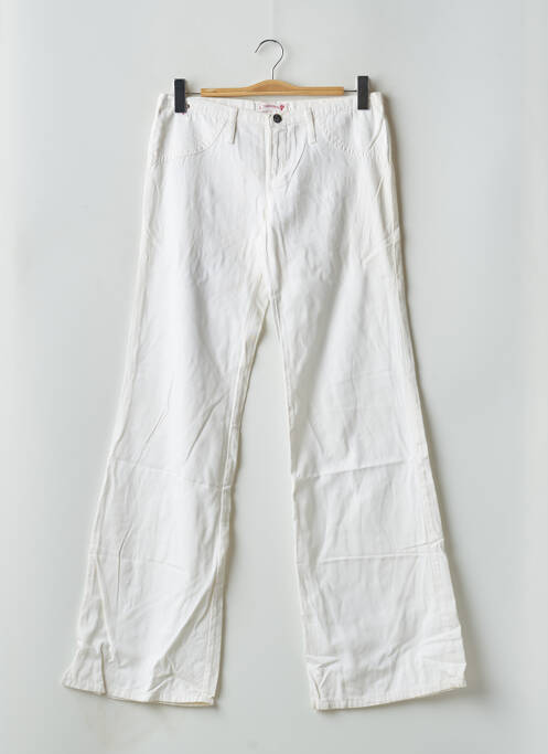 Pantalon drept alb CIMARRON femeie