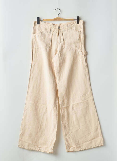 Pantalon larg bej CIMARRON femeie