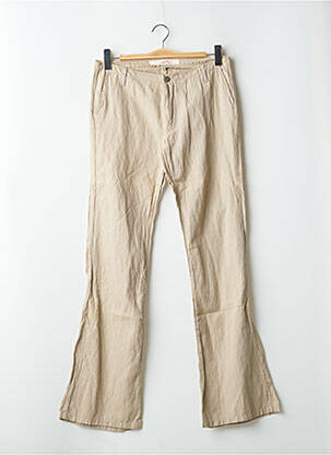 Pantalon evazat bej SCHOOL RAG femeie