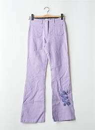 Blugi bootcut talie înaltă talie înaltă violet SCHOOL RAG femme