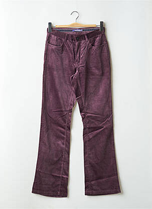Pantalon evazat elasticitate talie înaltă violet SCHOOL RAG femeie